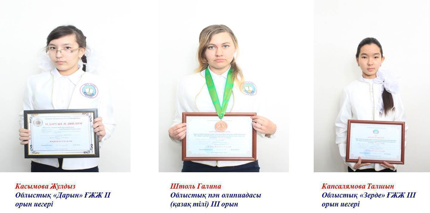 Оқушылардың жетістіктері